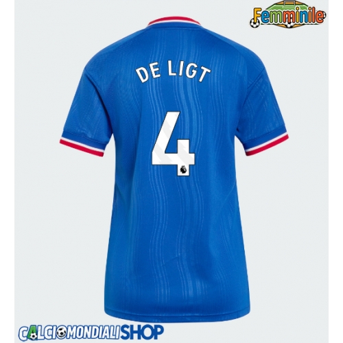 Maglie da calcio Manchester United Matthijs de Ligt #4 Seconda Maglia Femminile 2026-27 Manica Corta